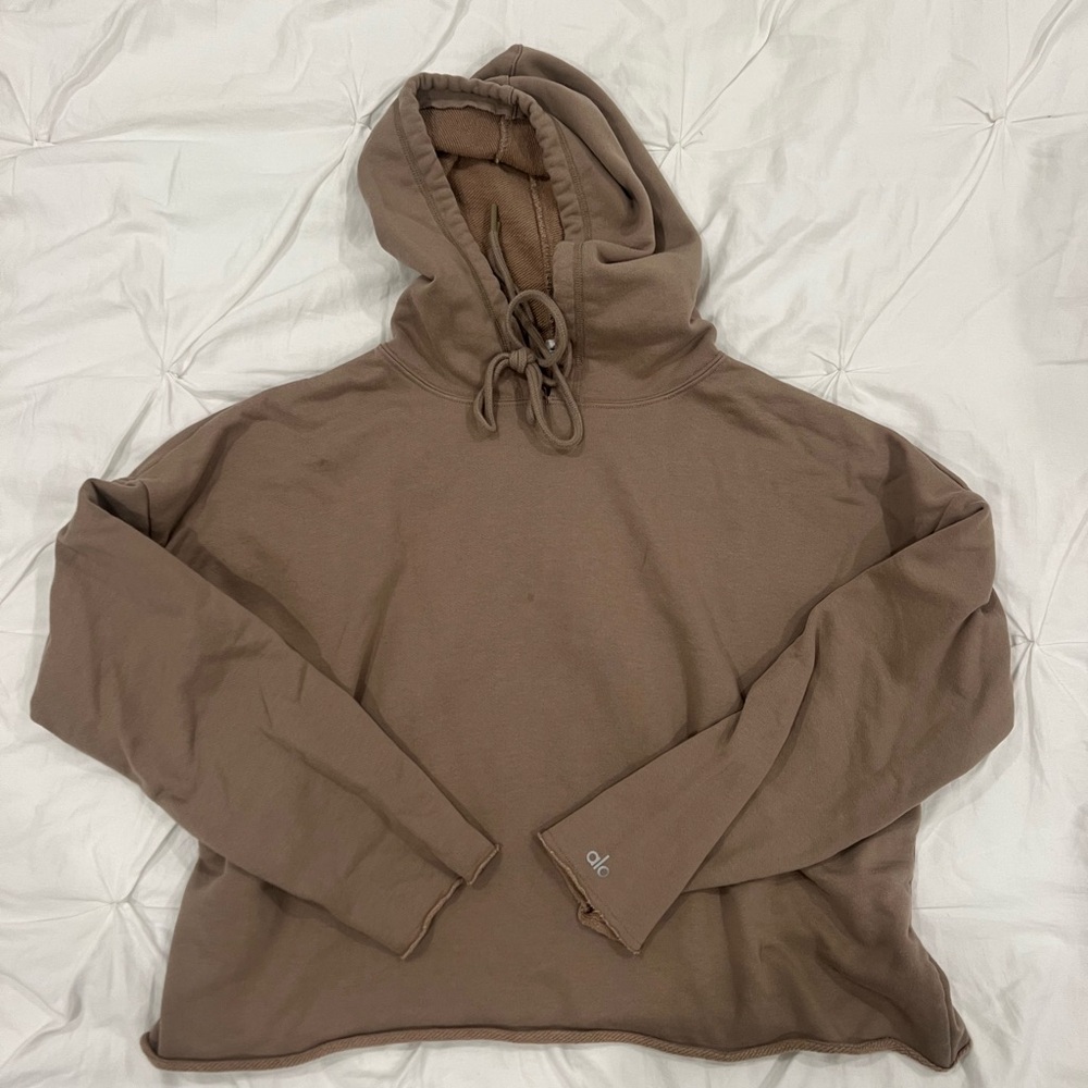 Alo Cropped Hoodie